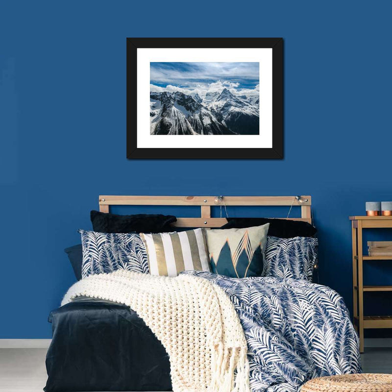Snow Mountain Peaks Wall Art