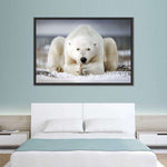 Yoga Polar Bear Wall Art