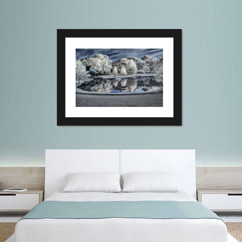 Winter Nightscape Wall Art