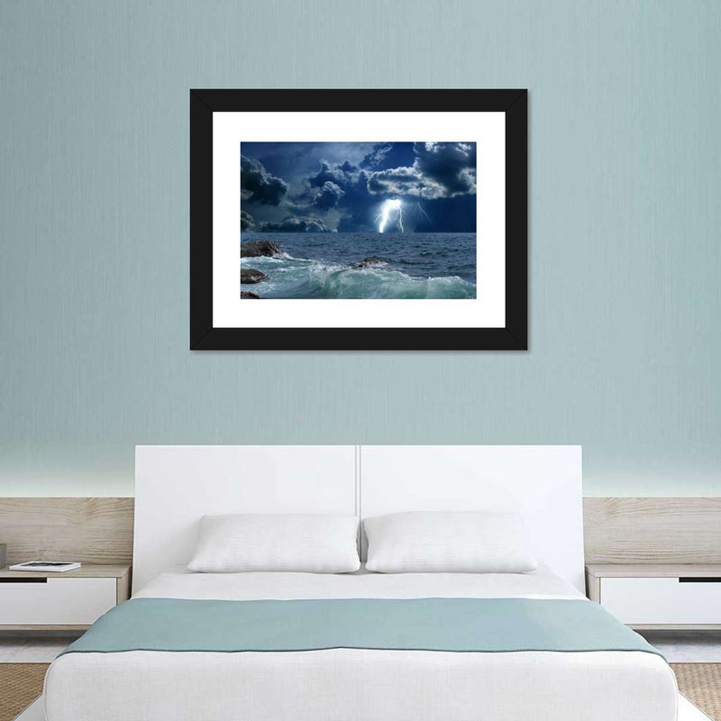 Ocean Storm Bolt Wall Art