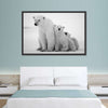 Polar Bear Family Wall Art