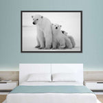 Polar Bear Family Wall Art