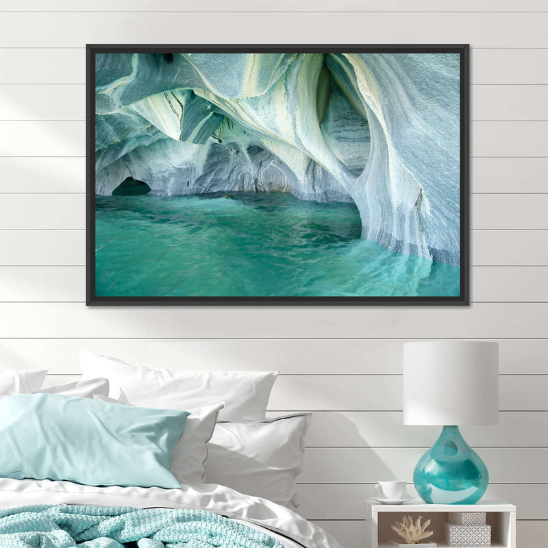 Marble Caves Carrera Lake Wall Art