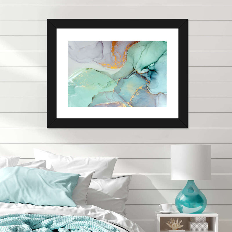 Green Bronze Abstract Wall Art