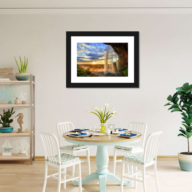 Mountain Waterfall Wall Art
