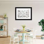 White Roses Wall Art