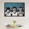Three Monkeys Wall Art