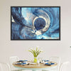 Ocean Line Swirls Abstract Wall Art