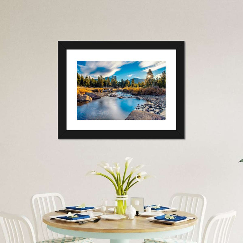 Yosemite River Stream Wall Art