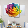Rainbow Rose Wall Art