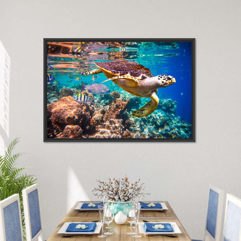 Vivid Sea Life Wall Art