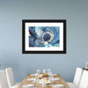 Ocean Line Swirls Abstract Wall Art