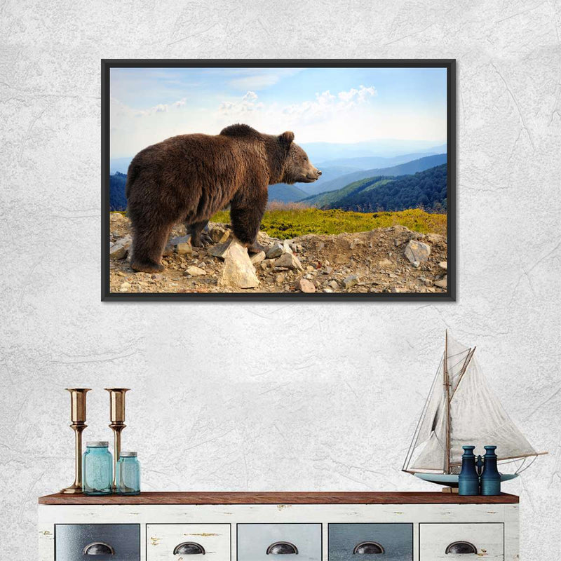 Mountain Bear Wall Art