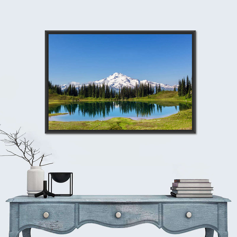 Mount Rainier Little Lagoon Wall Art