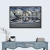 Winter Nightscape Wall Art