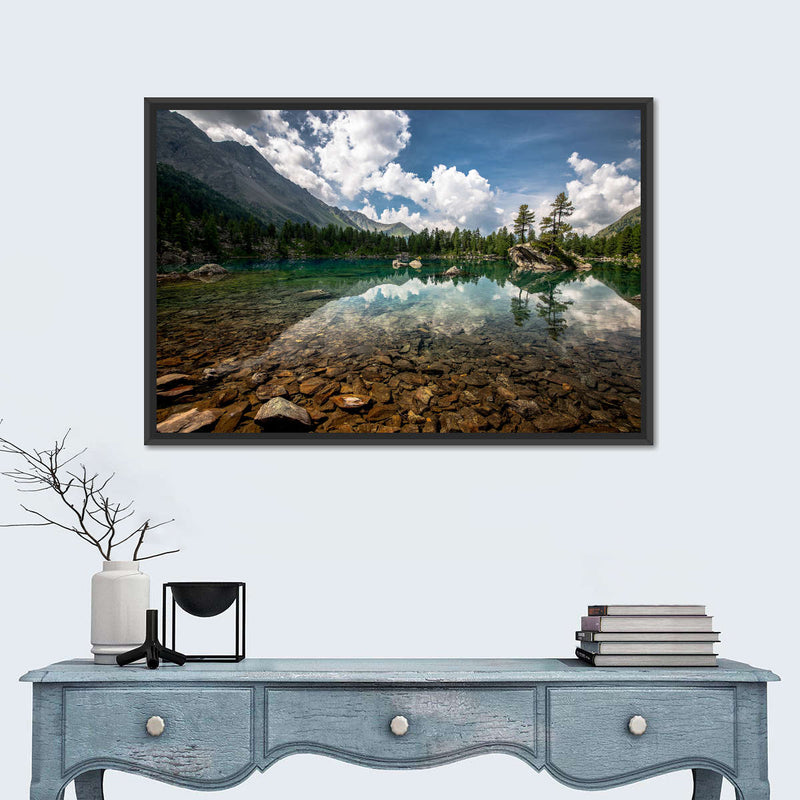 Tranquil Lake Landscape Wall Art