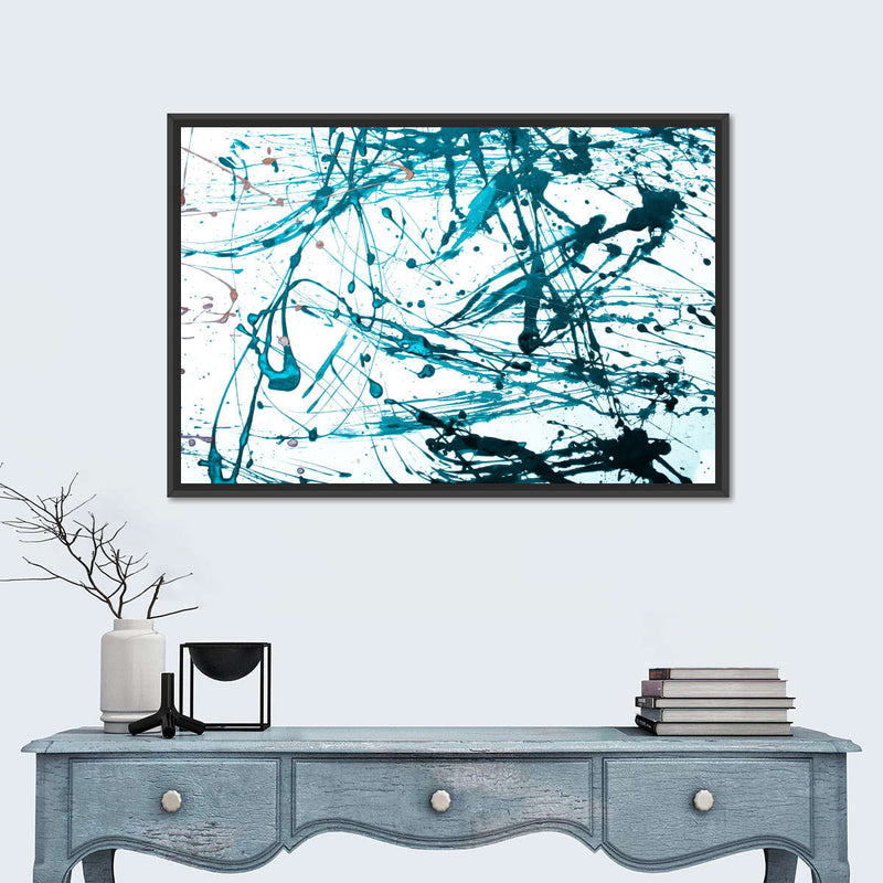Teal Abstract Wall Art