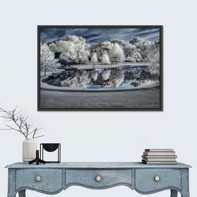 Winter Nightscape Wall Art