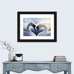 Swan Romance Wall Art