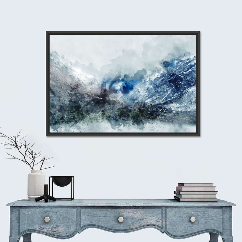 Ice Landscape Abstract Wall Art