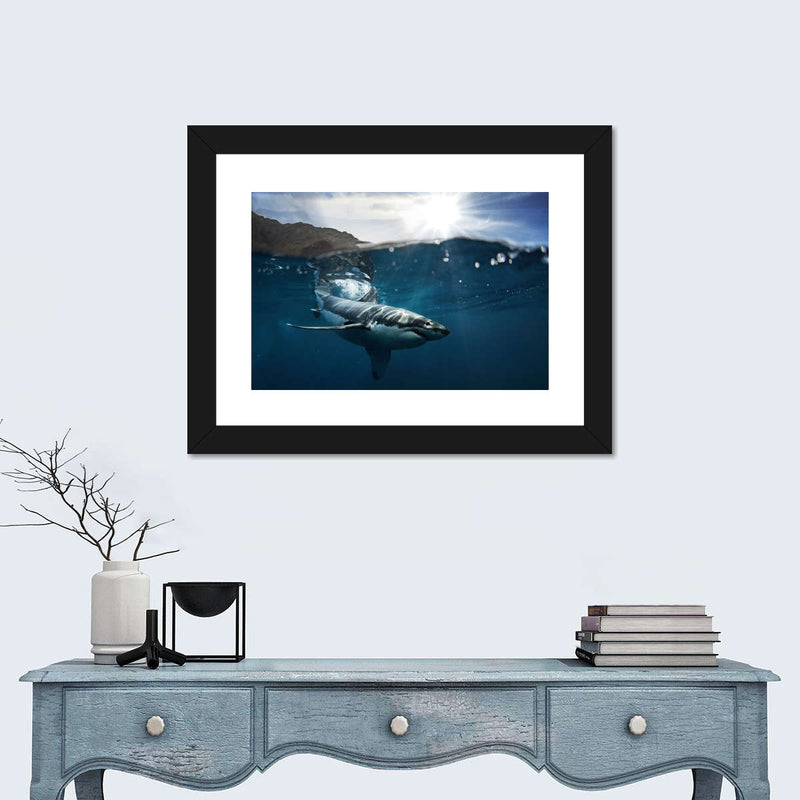 Shark Sunshine Wall Art