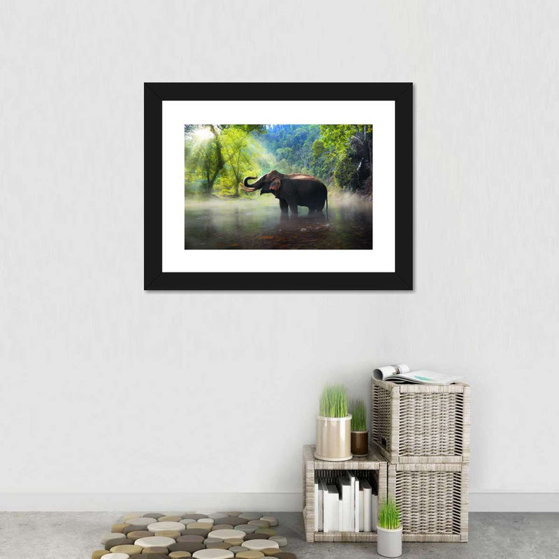 Wild Elephant Wall Art