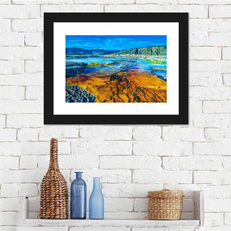 Yellowstone Mammoth Hot Springs Wall Art