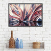 Pink And Silver Abstract Wall Art