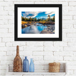 Yosemite River Stream Wall Art