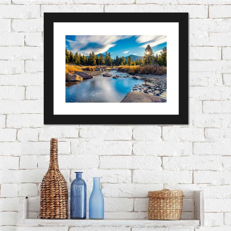 Yosemite River Stream Wall Art