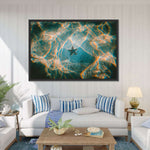 Sandy Underwater Starfish Wall Art