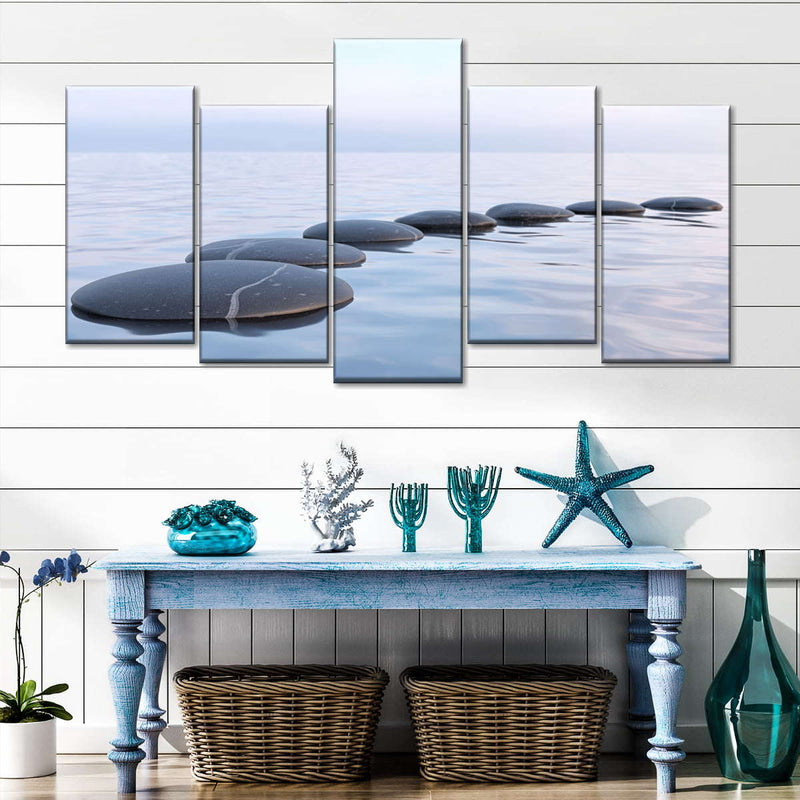 Water Zen Stones Wall Art