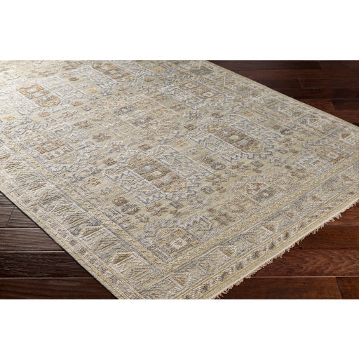 Nobility Tan / Grey Hand-Knotted Rug