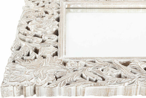 Indiana 30"x42" Carved Wood Wall Mirror