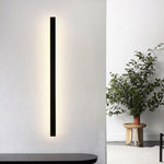 MIRODEMI® Black Outdoor Waterproof Antirust Aluminum Long LED Wall Lamp For Villa porch
