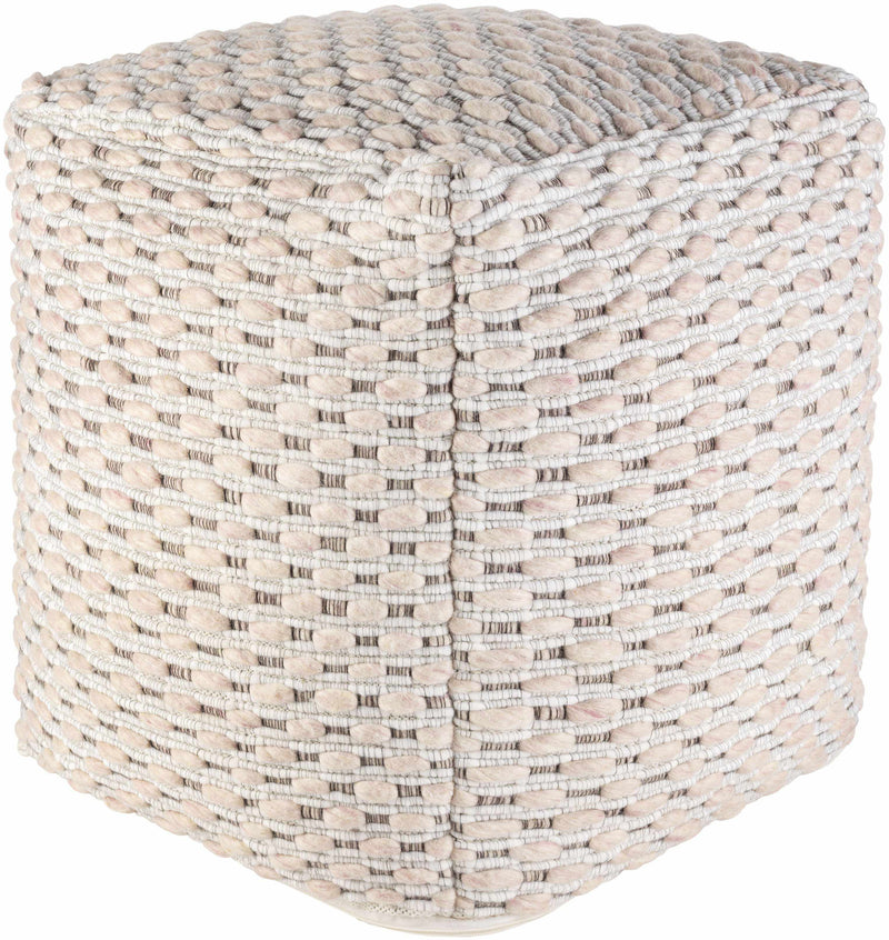 Staatz Pale Pink Pouf