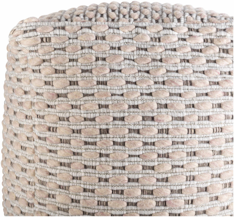 Staatz Pale Pink Pouf