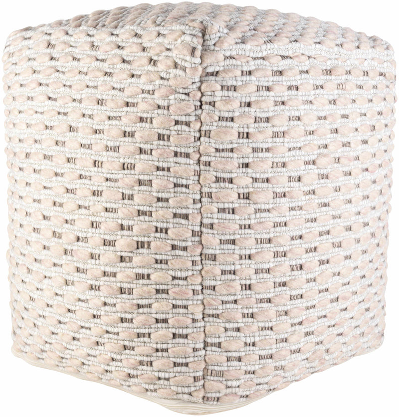 Staatz Pale Pink Pouf