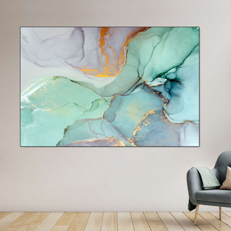 Green Bronze Abstract Wall Art
