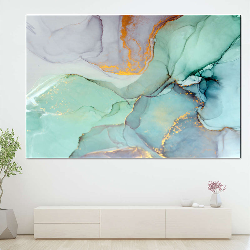 Green Bronze Abstract Wall Art