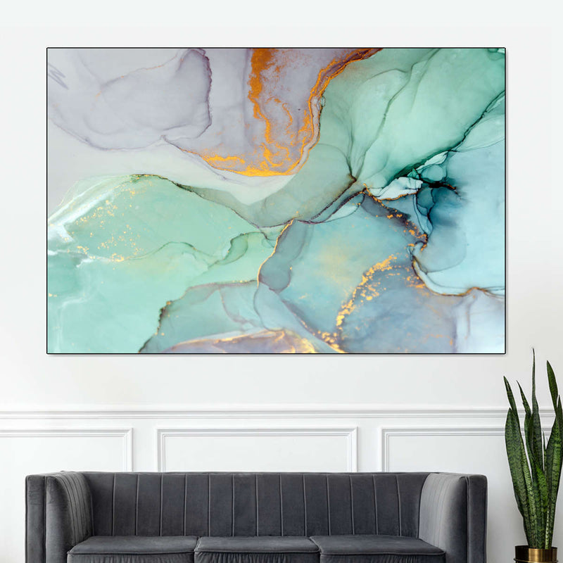 Green Bronze Abstract Wall Art