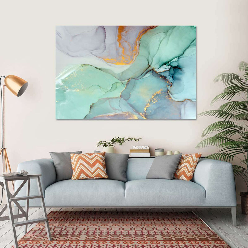 Green Bronze Abstract Wall Art