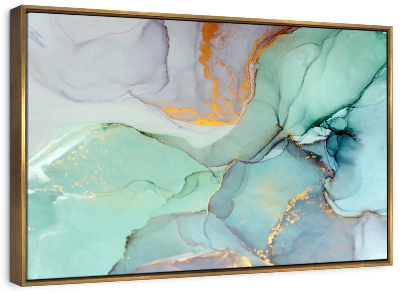 Green Bronze Abstract Wall Art