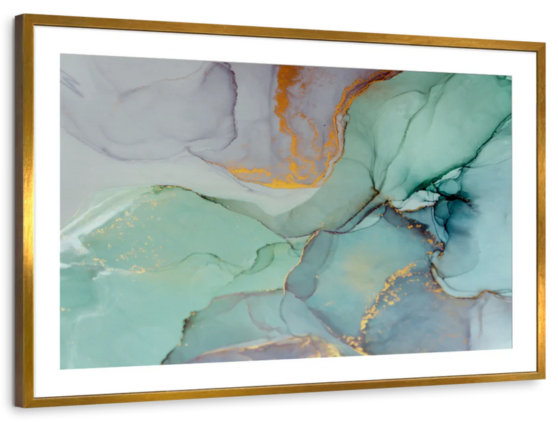 Green Bronze Abstract Wall Art
