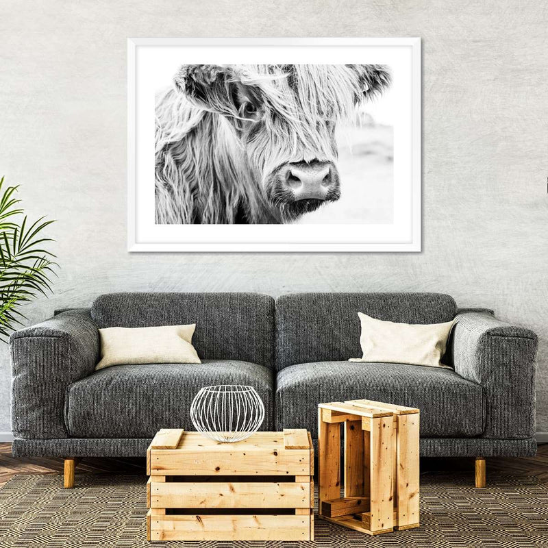 Long Haired Cow Wall Art