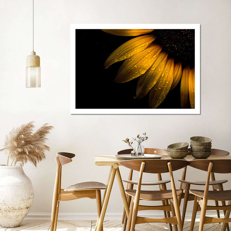 Sunflower Water Wall Art