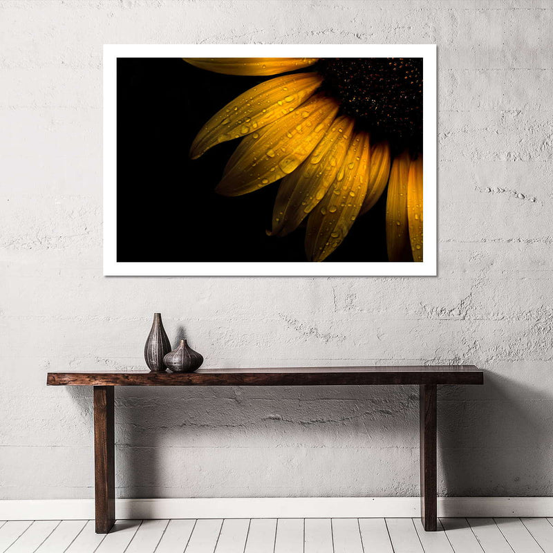 Sunflower Water Wall Art