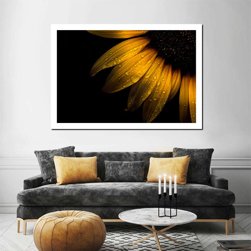Sunflower Water Wall Art