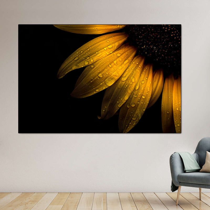 Sunflower Water Wall Art
