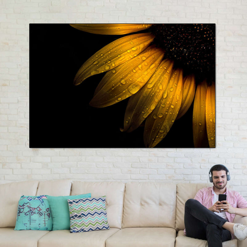 Sunflower Water Wall Art